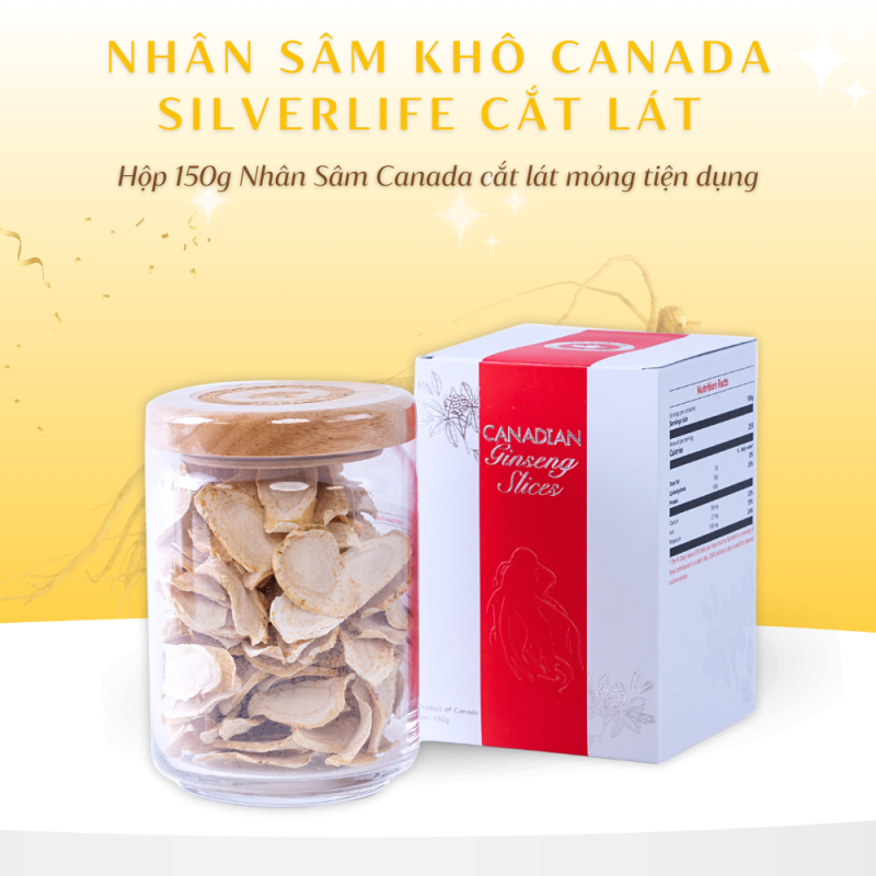 Nhân Sâm Canada SilverLife Slice 150g