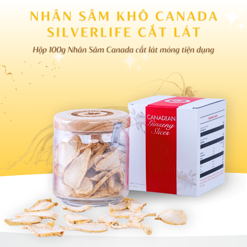 Nhân Sâm Canada SilverLife Slice 100g