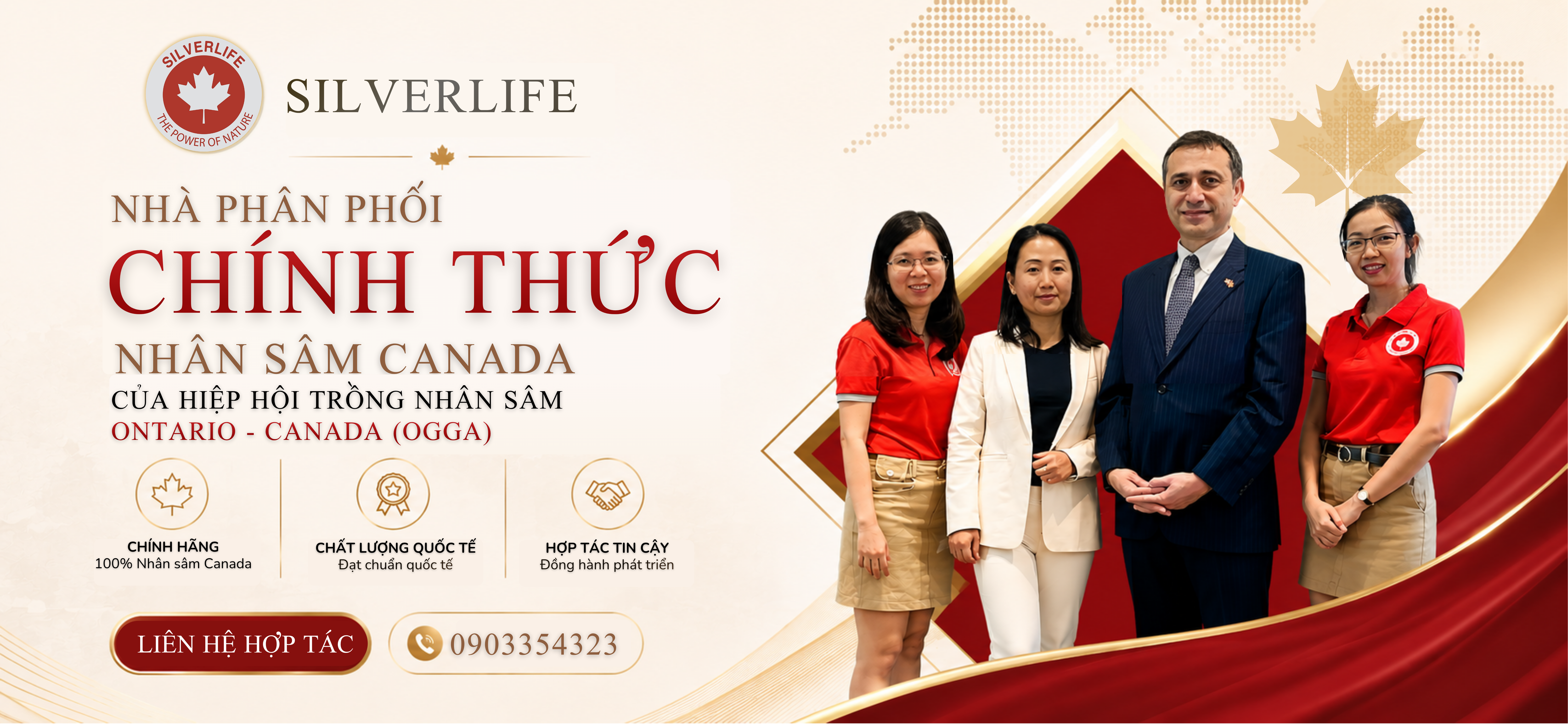 SilverLife phan phoi nhan sam Canada chinh thuc tai Viet Nam